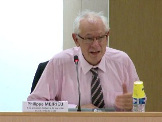 Intervention Philippe Meirieu - Bilan expérimentation C2i2e FormaVia