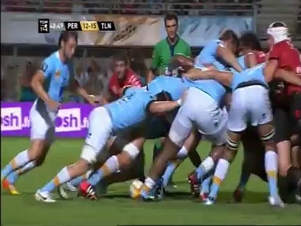 Résumé du match USAP vs RCT - 1ère journée de Top 14