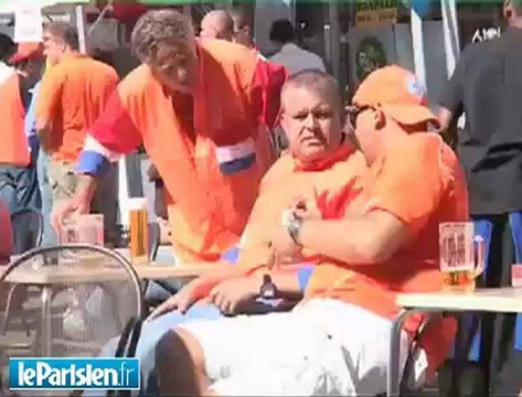 Les supporters bleus noyés par la vague orange