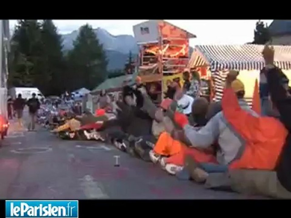 Déluge de bière avec les Hollandais du Tour