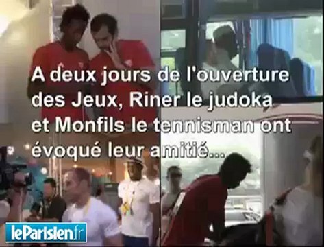Gaël Monfils-Teddy Riner: un poker à Pékin