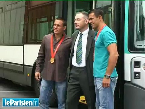 Deux champions olympiques au Parisien