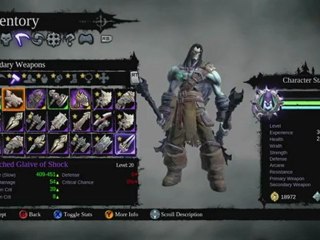Darksiders II - Inventory Official Gameplay