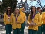 Sydney crowds welcome home Olympians