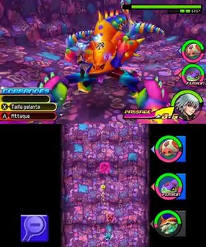 Kingdom Hearts 3D : Pays des Garnements avec Riku - Boss Grimard ardent