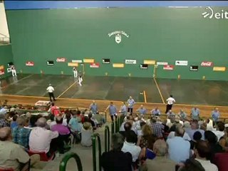 Zarauzko torneoaren finala: Olaizola eta Albisuren azken tantoa