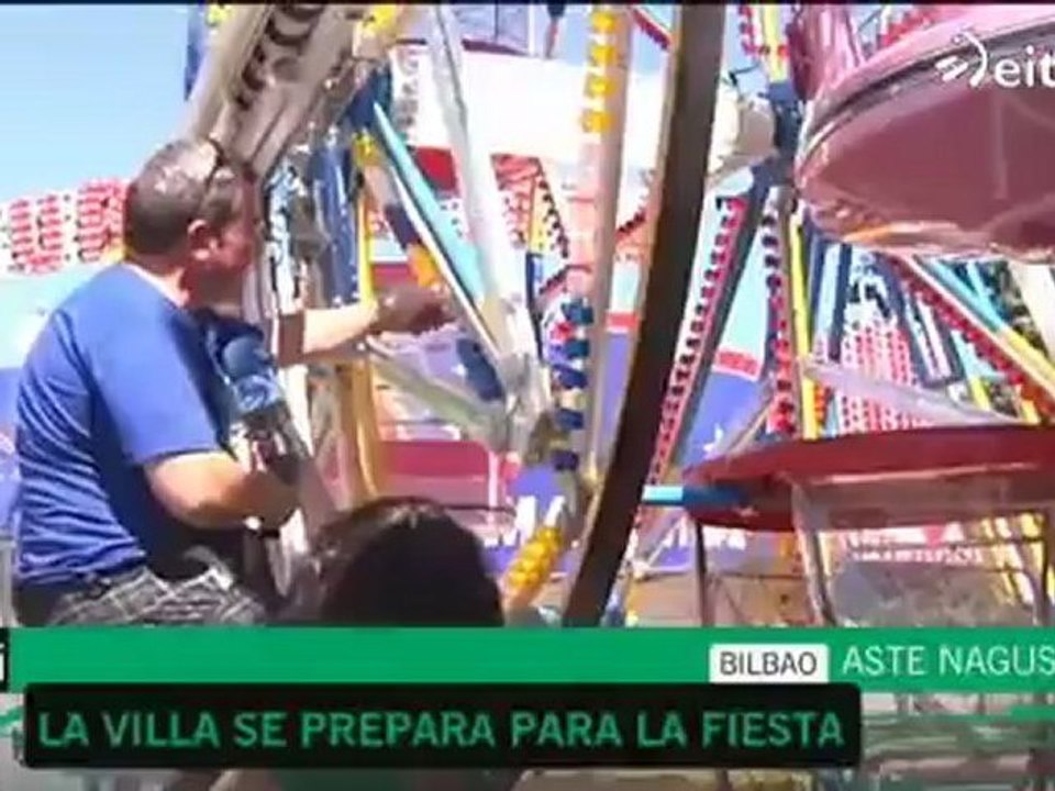 Últimos preparativos para la Aste Nagusia de Bilbao