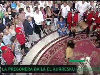 Virginia Berasategui nos baila un aurresku
