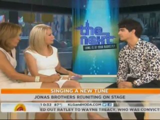 Joe Jonas talks about "The Next" on NBC (august 20, 2012)