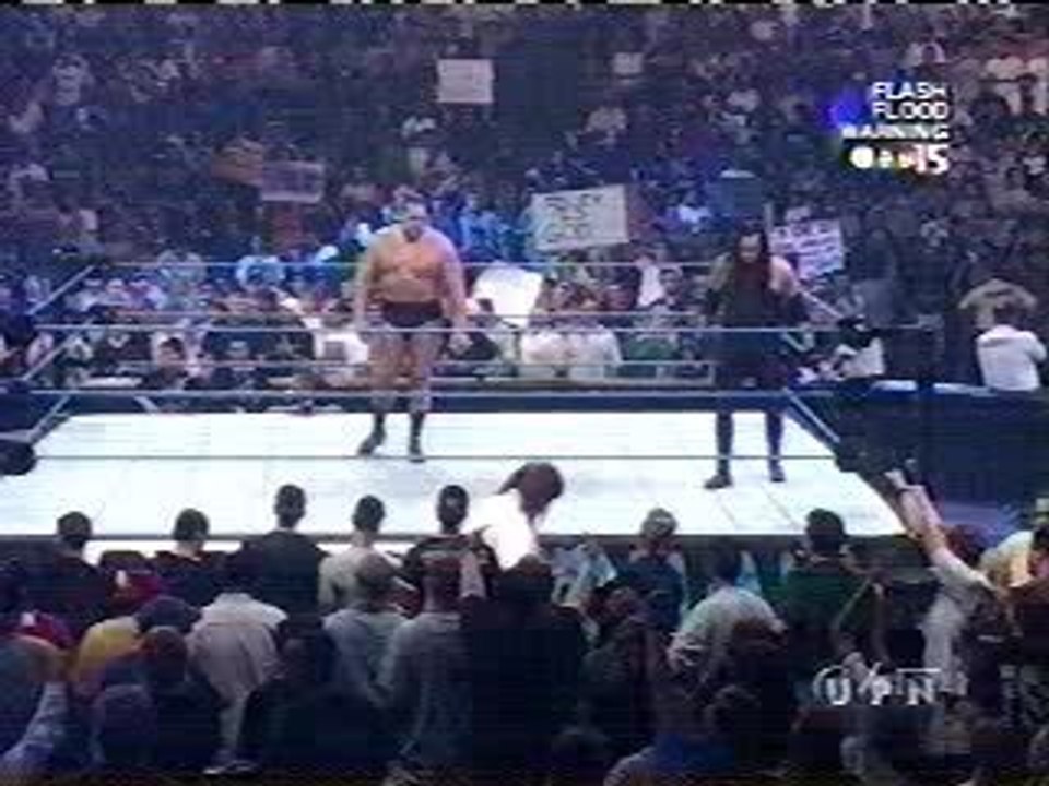 mankind&the Rock Vs Big show&undertaker