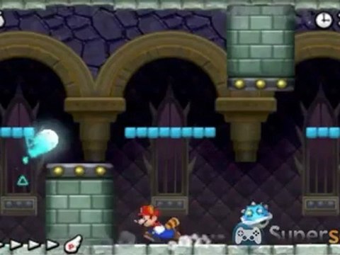 New Super Mario Bros. 2 - Solution et pièces étoiles du niveau château du monde champignon