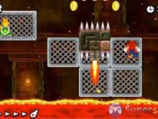 New Super Mario Bros. 2 - Solution et pièces étoiles du Donjon du Monde 5