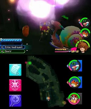 Kingdom Hearts 3D : Trésors du Mont Saint-Michel du Pays des Mousquetaires avec Sora