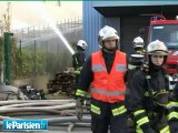 Violent incendie à La Courneuve