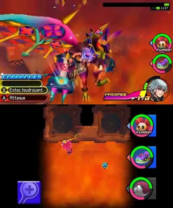 Kingdom Hearts 3D : Cité des Cloches avec Riku - Boss Guergouille