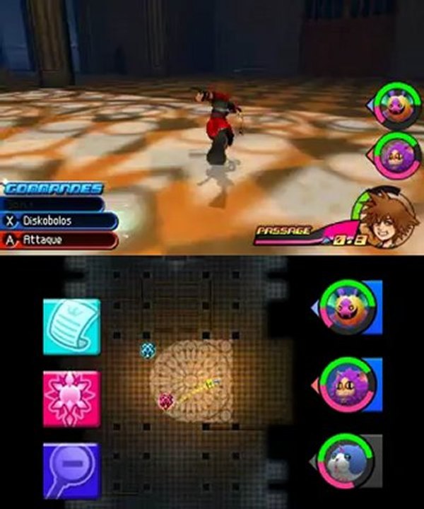 Kingdom Hearts 3D : Trésors de la Nef de la Cité des Cloches avec Sora