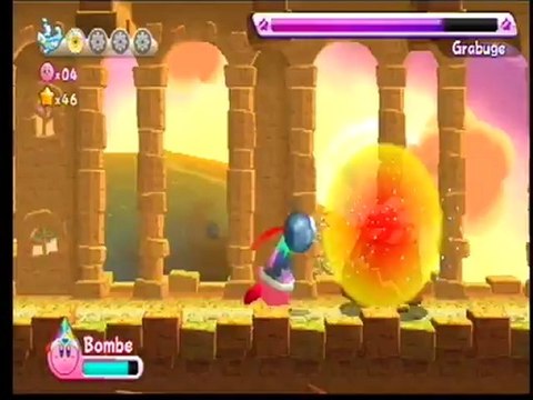 Kirby’s Adventure Wii - Boss : Grabuge du monde 5-2