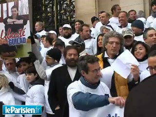 Bruel et Chouraqui marchent pour le soldat Shalit