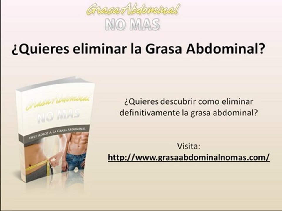 La Forma Más Efectiva de Quemar la Grasa Abdominal Y Así Tener Un Abdomen Envidiable!