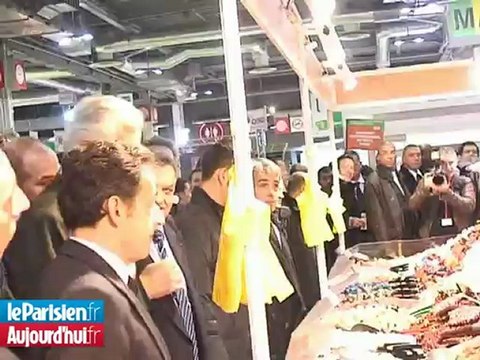 Retour sans accroc pour Sarkozy au salon de l'agriculture