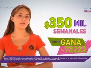 Angelique Boyer en comercial de Alcancía millonaria 1