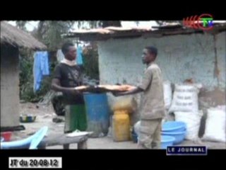 Carte postale  de l’île Mbamou