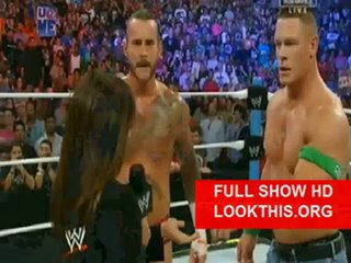 #AJ chooses between Cena and CM Punk Highlights