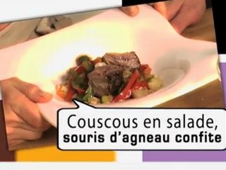 Repas Divin 07a - Couscous en salade, souris d'agneau confite