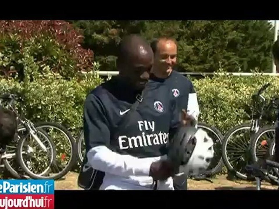 Balade en vélo avec le PSG