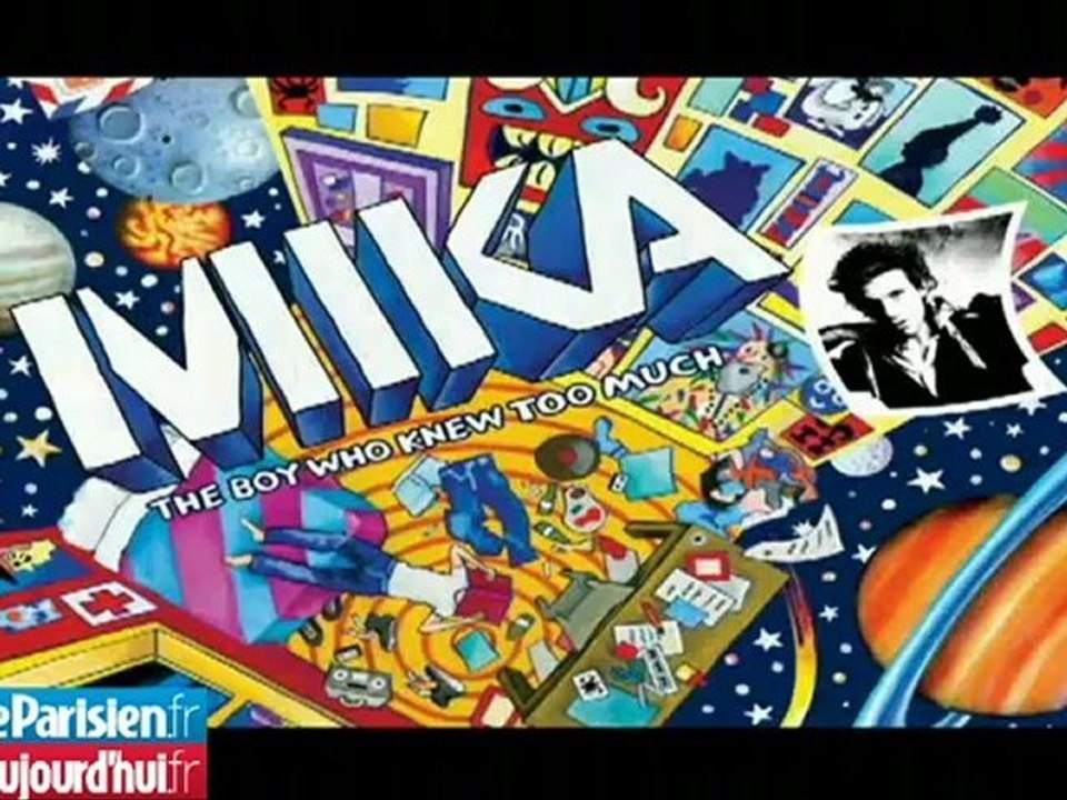 Mika, la superstar en visite au Parisien