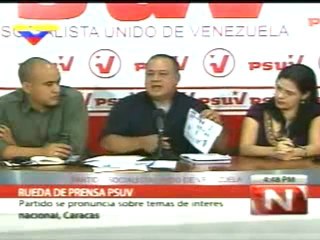 (VÍDEO) Cabello denuncia que banqueros prófugos financian campaña del candidato opositor