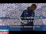 Domenech critiqué par l'Irlande : la réponse d'Abidal et de Sagna