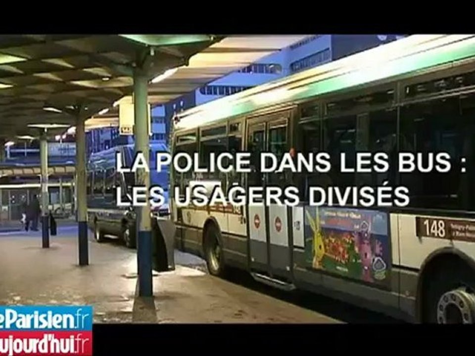 Police dans les bus : les usagers divisés