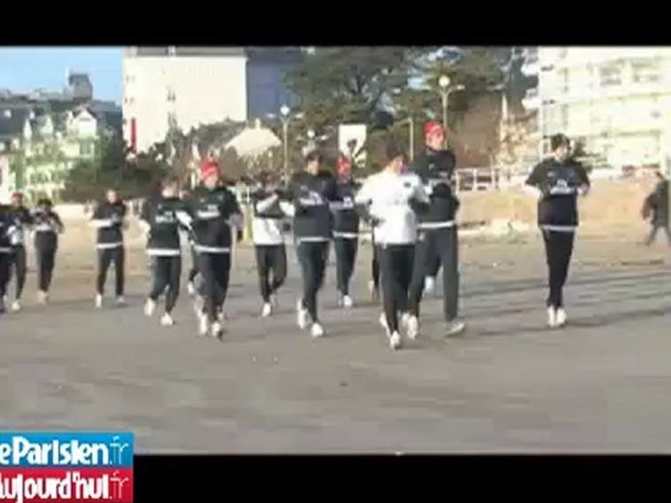 Plage et grand froid pour le PSG à La Baule