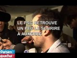 Le PSG retrouve un peu le sourire à Auxerre