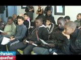 Visite surprise de Makelele et Hoarau à Sarcelles