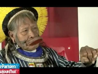 Raoni, le chef indien prêt à se battre pour l'Amazonie