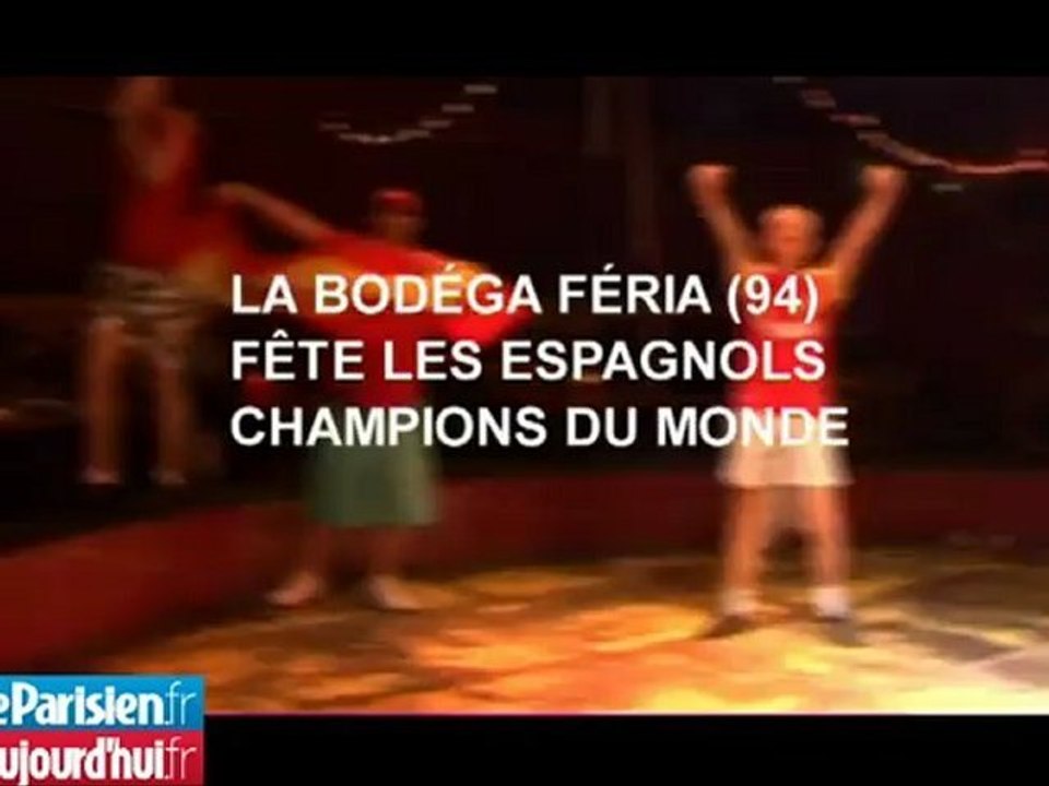 La Bodega Feria fête la victoire espagnole