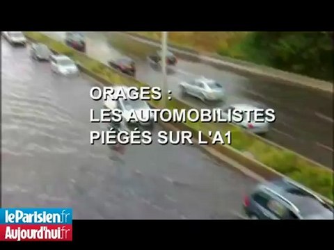 Orages : les automobilistes piégés sur l'A1