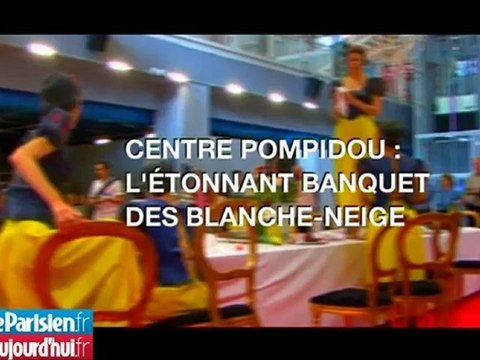 L'étonnant banquet des Blanche-Neige au centre Pompidou