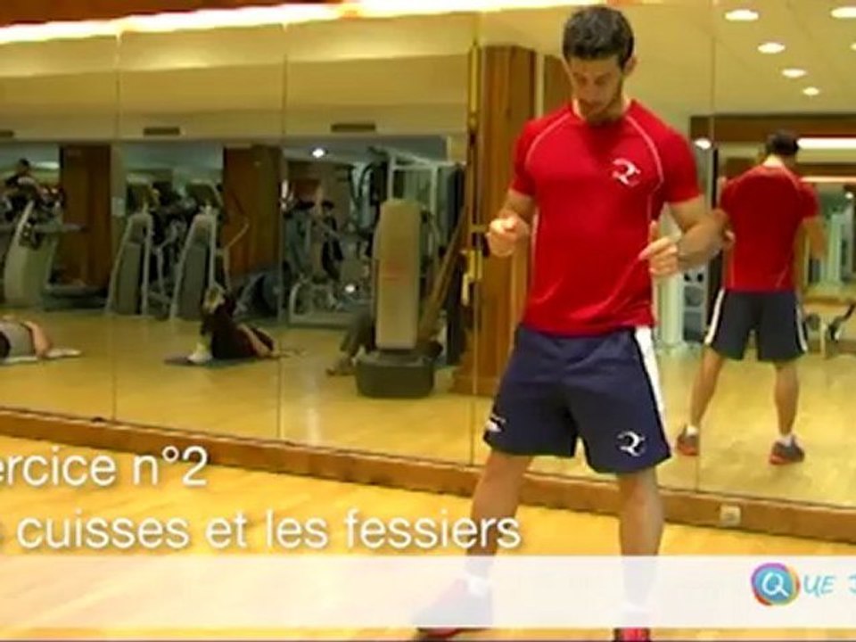 Garder la forme avec David Costa - N°2 : les cuisses et les fessiers - Quejadore.com