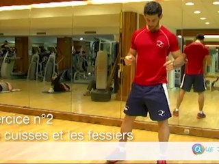 Garder la forme avec David Costa - N°2 : les cuisses et les fessiers - Quejadore.com