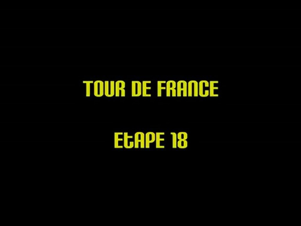 Tour de France 2008 " etape 18 "