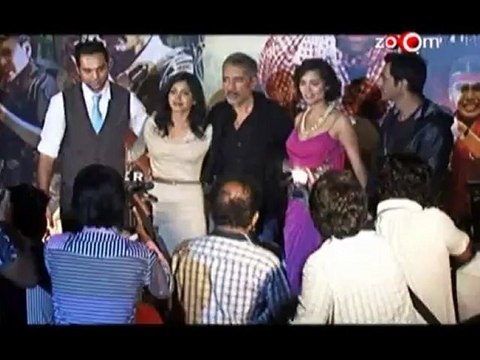 Abhay, Arjun, Prakash Jha at the first look of Chakravyuh