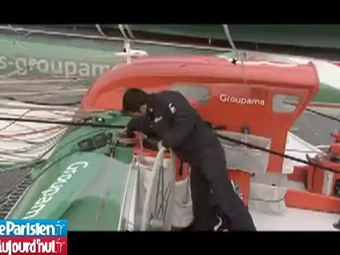 Route du rhum : avec Franck Cammas sur son trimaran géant