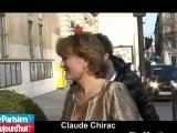 Michèle Laroque, Line Renaud et Bertrand Delanoë au mariage de Claude Chirac