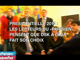 下载视频: Présidentielle : les lecteurs du «Parisien» pensent que DSK a fait son choix