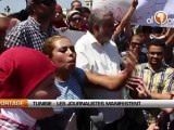 Tunisie : Les journalistes manifestent