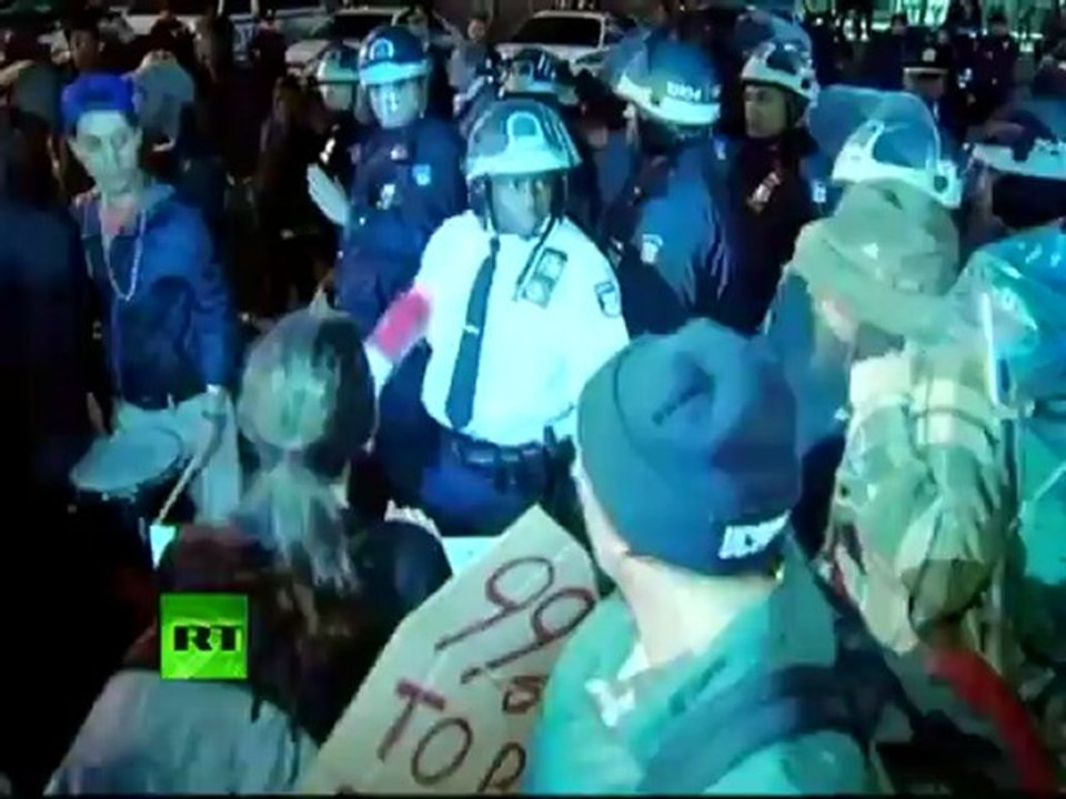 End All Wars! RT footage of OWS fighting Zuccotti park back
