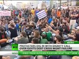 Madrid 'Indignados' march out against Spain debt crisis fail